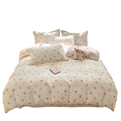 100%纯棉被套单件全棉被罩单人