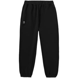 Kappa卡帕运动裤outlets男黑色针织长裤休闲裤小脚卫裤K0C52AK62