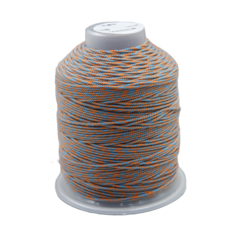 手搓棉线18股多色段染渐变股线端午节DIY手工1MM编织项链手链线材