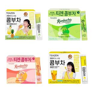 拍3盒送杯子▲BTS果果推荐TEAZEN康普茶柠檬柚子菠萝水蜜桃大包装