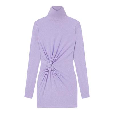 【甄选折扣】NANUSHKA 女士 ISANO 修身针织高领长袖连衣裙