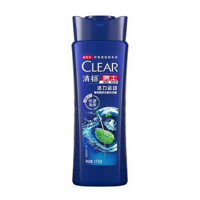 男士专用去屑薄荷清扬洗发水