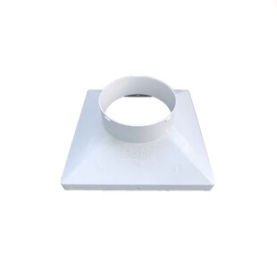 塑料方转圆法兰接头通风管道变径中央空调出风口天圆地方接口包邮