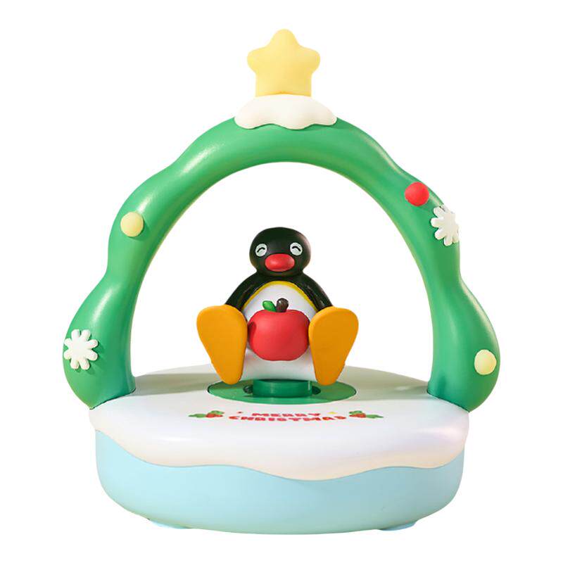 言仓Pingu联名圣诞旋转夜灯