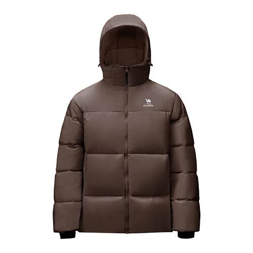 [骆驼火炉]运动羽绒服男冬季90绒户外防风保暖连帽面包服羽绒外套