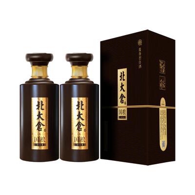 北大仓53度酱香型白酒纯粮2瓶