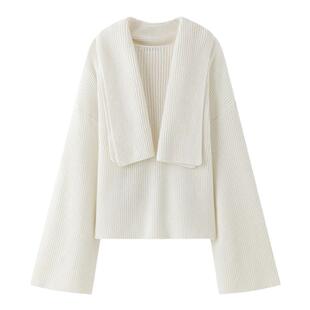 SOLSOL VIKTORIACHAN设计师品牌 24秋冬新品 水手领针织毛衣