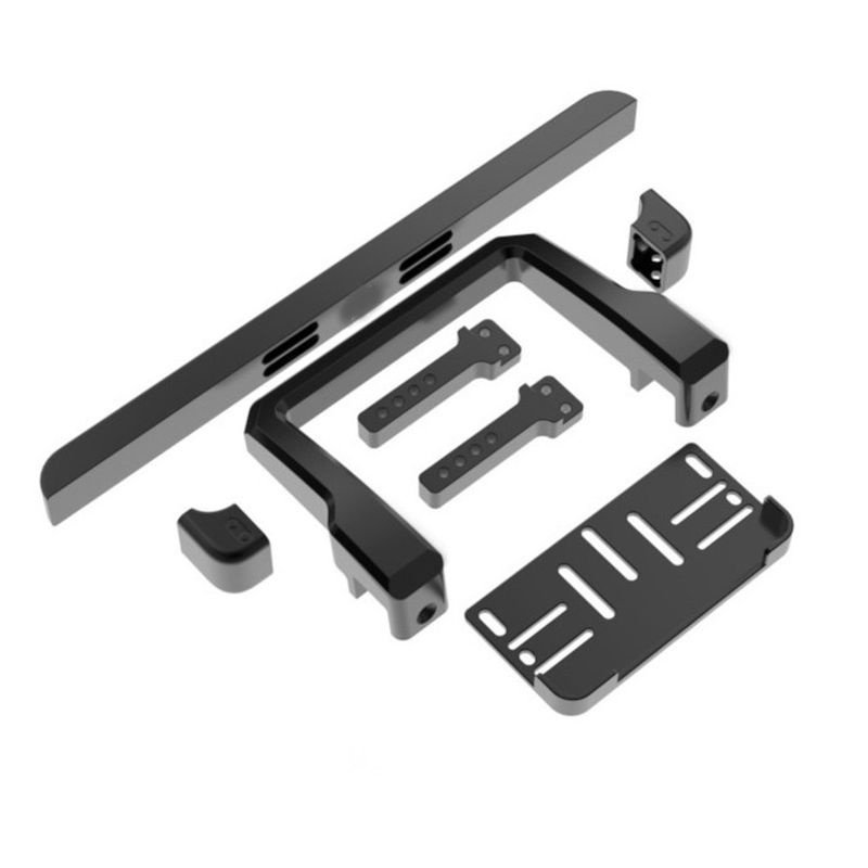 TraxxasTRX4攀爬车经典前保险前保险杠杠T4前金属防撞板