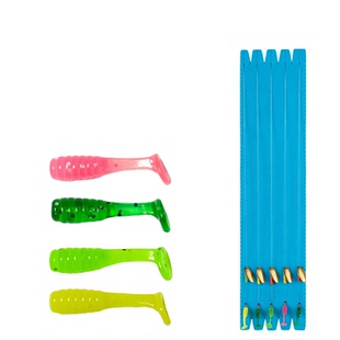 池刃瓜子亮片飞蝇钩瓜虫t尾绑好套装白条马口远投路亚迷你假饵