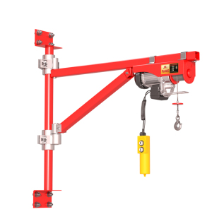 微型电动葫芦220V吊机搭配墙壁旋转支架提升机家用小型升降起重机