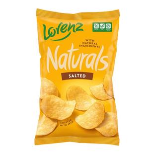 lorenz劳仑兹德国薯片土豆片海盐胡椒盐原味迷迭香大包进口零食