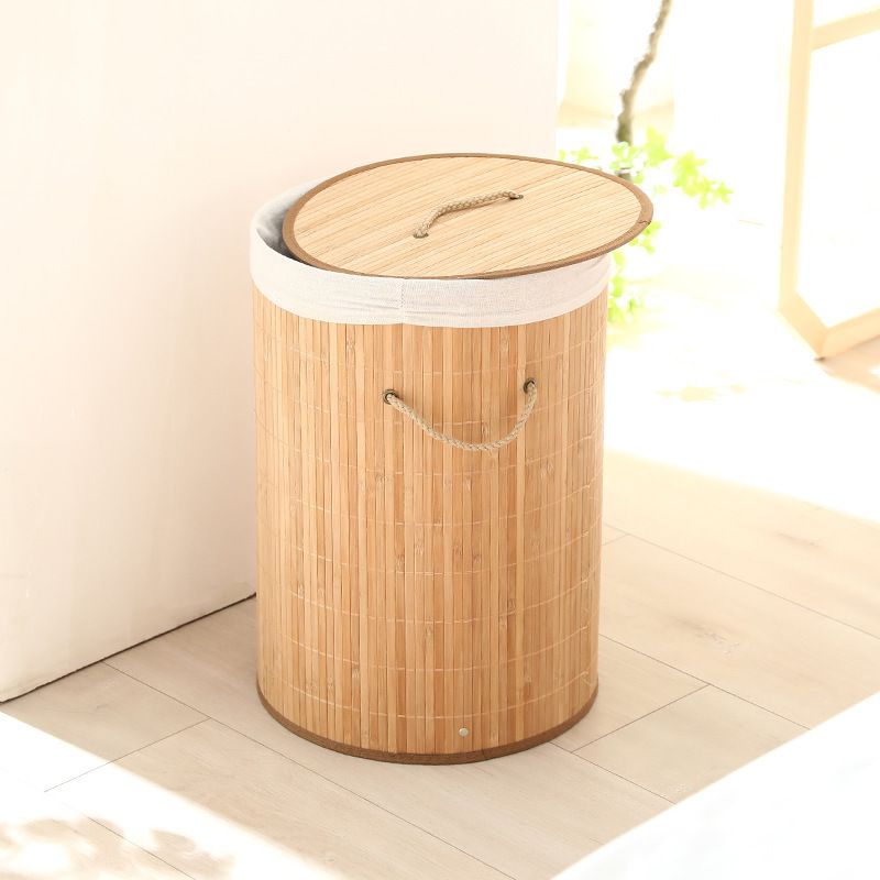 新品 脏衣篓 热销竹编收纳箱 棉麻收纳脏衣篓家居儿童玩具收纳桶