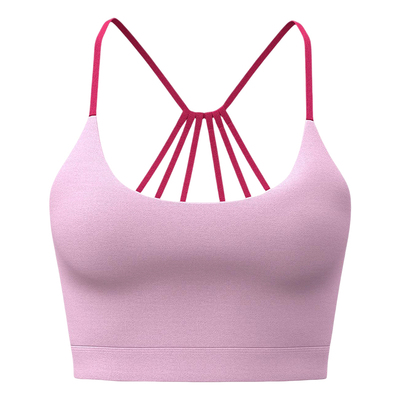 固定胸垫防震聚拢运动文胸背心女