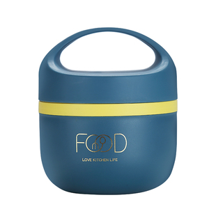 便携圆形保温饭盒不锈钢小型饭桶上班族密封便当盒学生带饭一人用