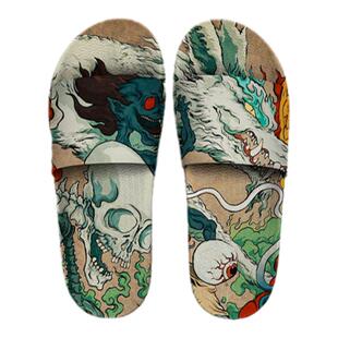 visamoris允莫苏春季新Graffiti一字拖舒适防滑运动拖鞋2026新款