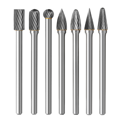 6mm柄加长杆钨钢磨头合金旋转锉