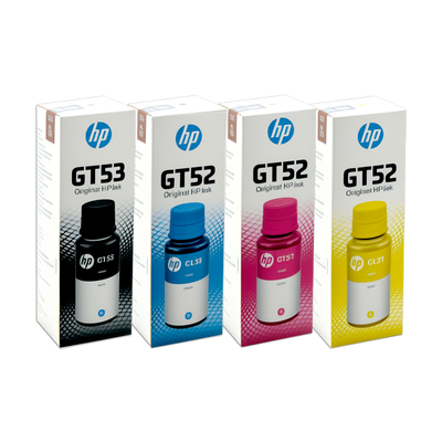 惠普GT-53XL黑色52彩色原装墨水