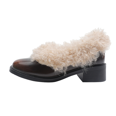 现货！！【免费试穿】牛皮单鞋