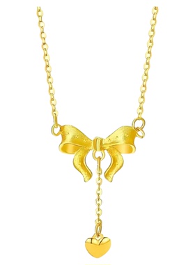 金鑫缘金包银在逃公主锁骨项链精致简约百搭时尚款送女朋友送朋友