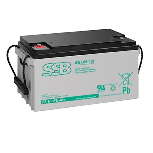 SSB蓄电池SBL6512i12V65AH机房UPS电源配套消防照明EPS直流屏