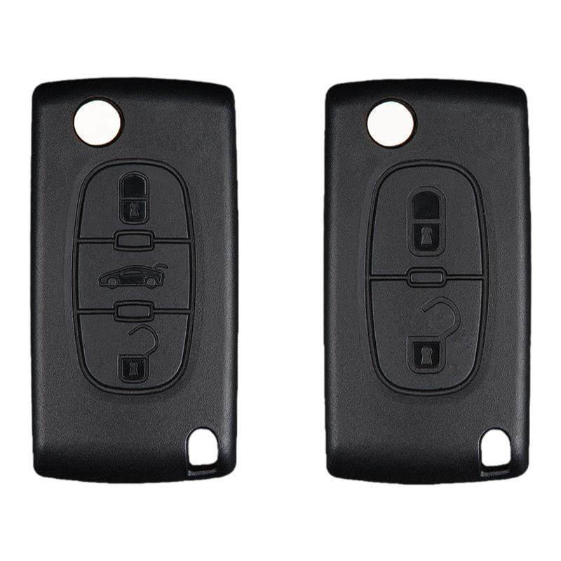 适用标致307标志308配408雪铁龙世嘉C4凯旋C5汽车钥匙壳遥控改装