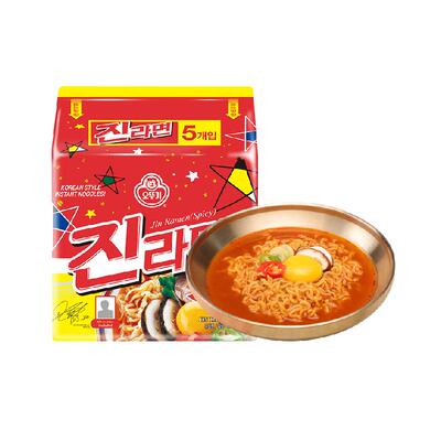 不倒翁韩国进口金拉面辣味十足