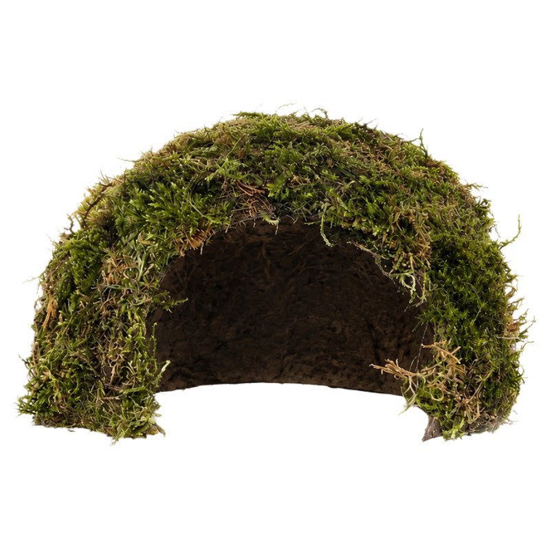半壳椰壳苔藓保湿躲避屋爬宠通用