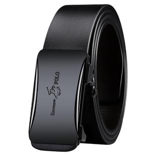 保罗皮带男士无牙自动扣内穿国风十二生肖百家姓商务真牛皮裤腰带