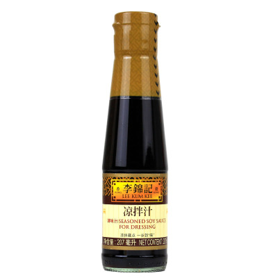 李锦记凉拌汁207ml家用蘸饺子蘸料拌菜味汁冷面凉菜调料包邮