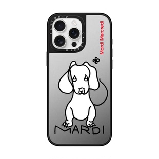 CASEOOTD夏之光同款Mardi Mercredi雏菊狗狗适用苹果17promax手机壳iPhone17/16/15/pro明星同款13防摔保护壳