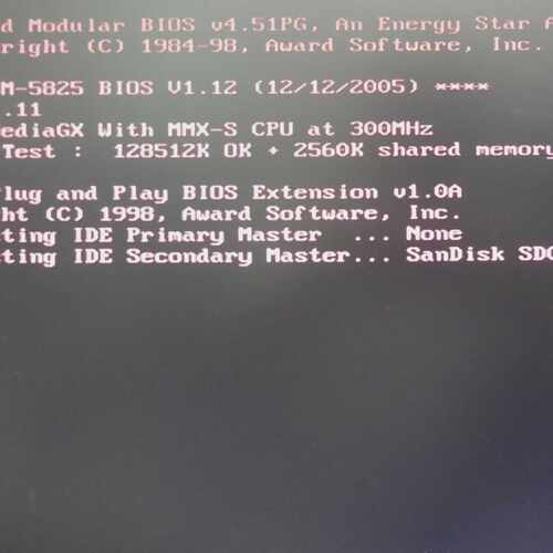 Advantech 9696582514 PCM-5825F BIOS V1.12 & PCM-3643 tested
