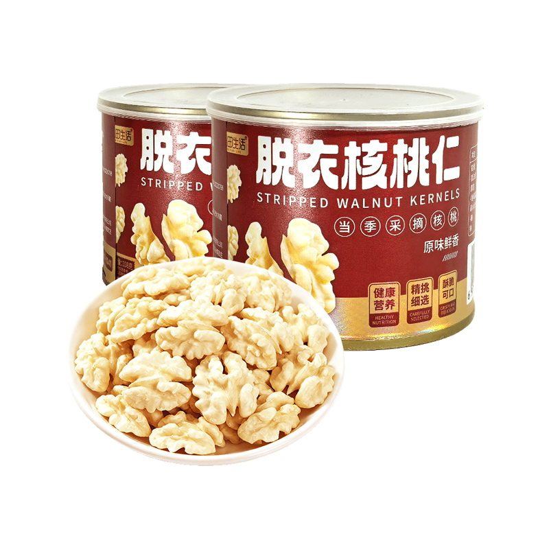 耘田生活核桃仁原味无添加108g罐