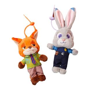 九木杂物社疯狂动物城尼克挂件朱迪毛绒玩偶公仔生日礼物送女友