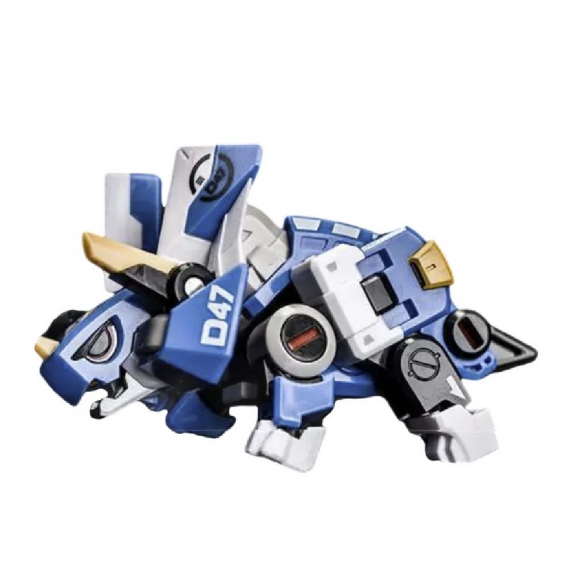 52TOYS德尔塔蓝色三角龙变形玩具