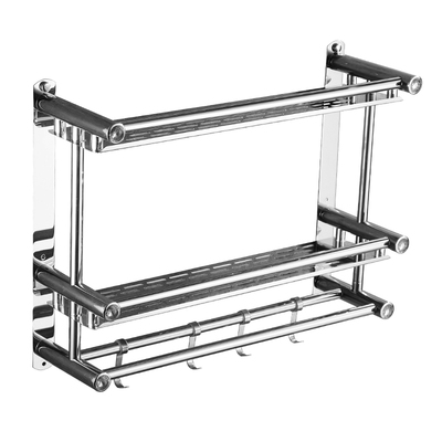 浴室三层置物架卫生间3层免打孔