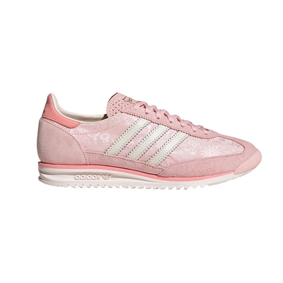 adidas阿迪达斯三叶草厚底德训鞋2026春女SL72 OG粉色T头鞋IH1871
