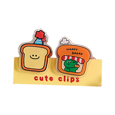 可爱便签夹创意卡通双面pp夹