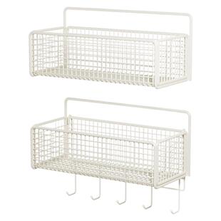 卫生间置物架收纳架浴室厕所壁挂免打孔墙上挂架洗手间收纳筐挂篮