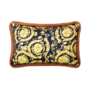 新款长方形复古腰枕高级感客厅沙发靠枕欧式美杜莎奢华抱枕套流苏