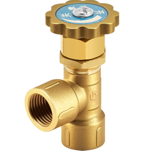 调节阀黄铜气动针型阀气压流量8/10mm宝塔直角2分内丝气体控制阀