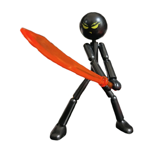 暴走火柴人模型diy创意手办摆件潮玩拼装积木玩具人偶可动机甲