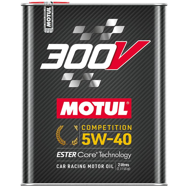 摩特双酯类300V Competition 5W-40全合成汽车机油 2升法国进口