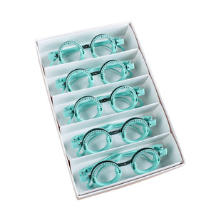 验光试镜架验光试戴架眼科插片架用轻盈铝镁舒适12种瞳距任选5副