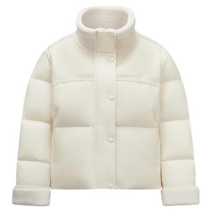 商场同款|森马羽绒服女冬季90绒子oversize拼接毛绒2025新款外套