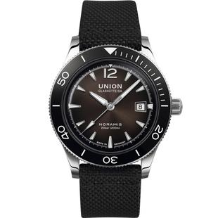 Union格拉苏蒂宇联德国诺拉敏斯棕盘潜水日历男腕表手表