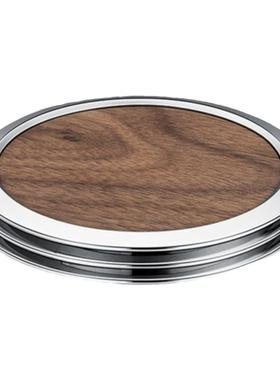 高档黑胡桃木杯垫木质茶杯垫托玻璃杯子垫水杯咖啡杯隔热垫装饰品