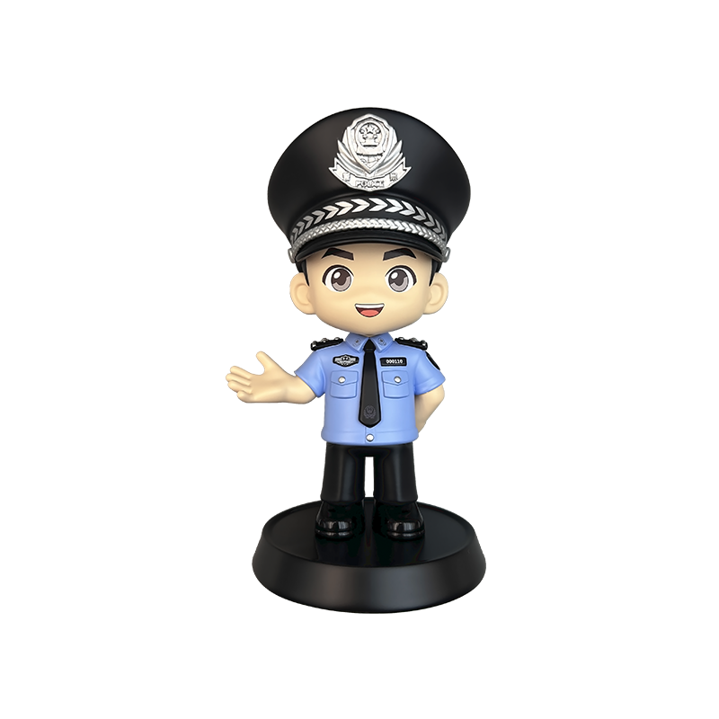 警网优选JWCP小安警官手办小礼物