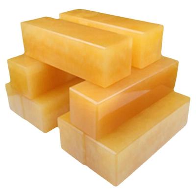 天然米黄玉四方块长方体厨房摆放