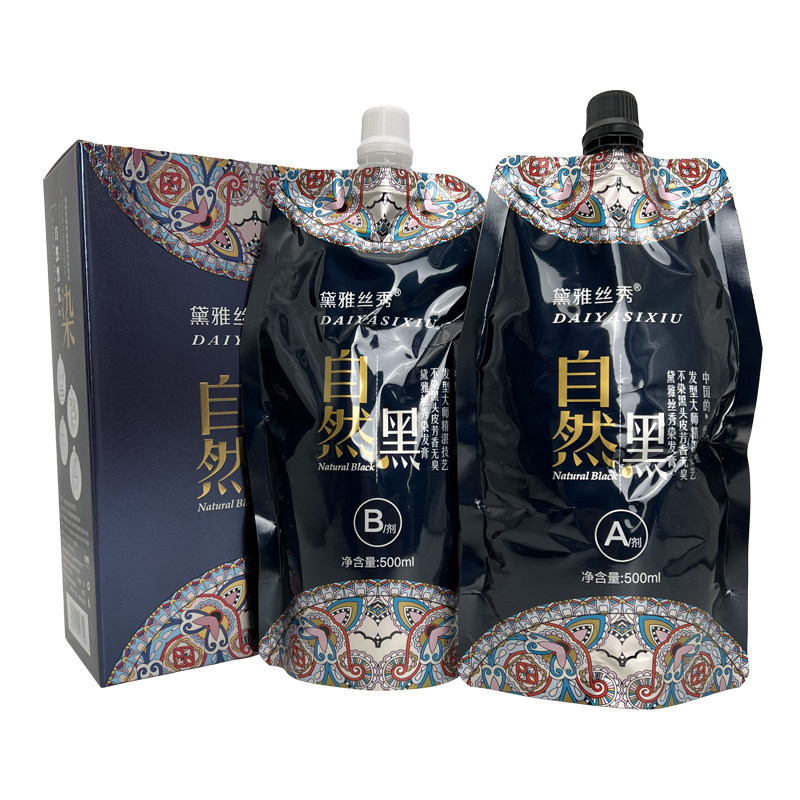 黛雅丝秀染发膏不沾头皮无异味