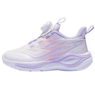 飞翼丨361童鞋女童运动鞋革面保暖跑鞋2025冬季新款小童跑步鞋子